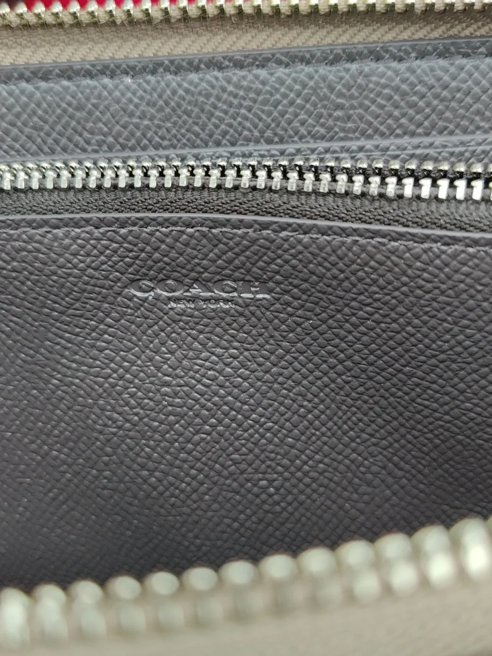Coach Platinum Floral Wallet
